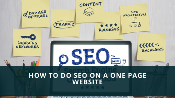 How to do SEO on a one page website?