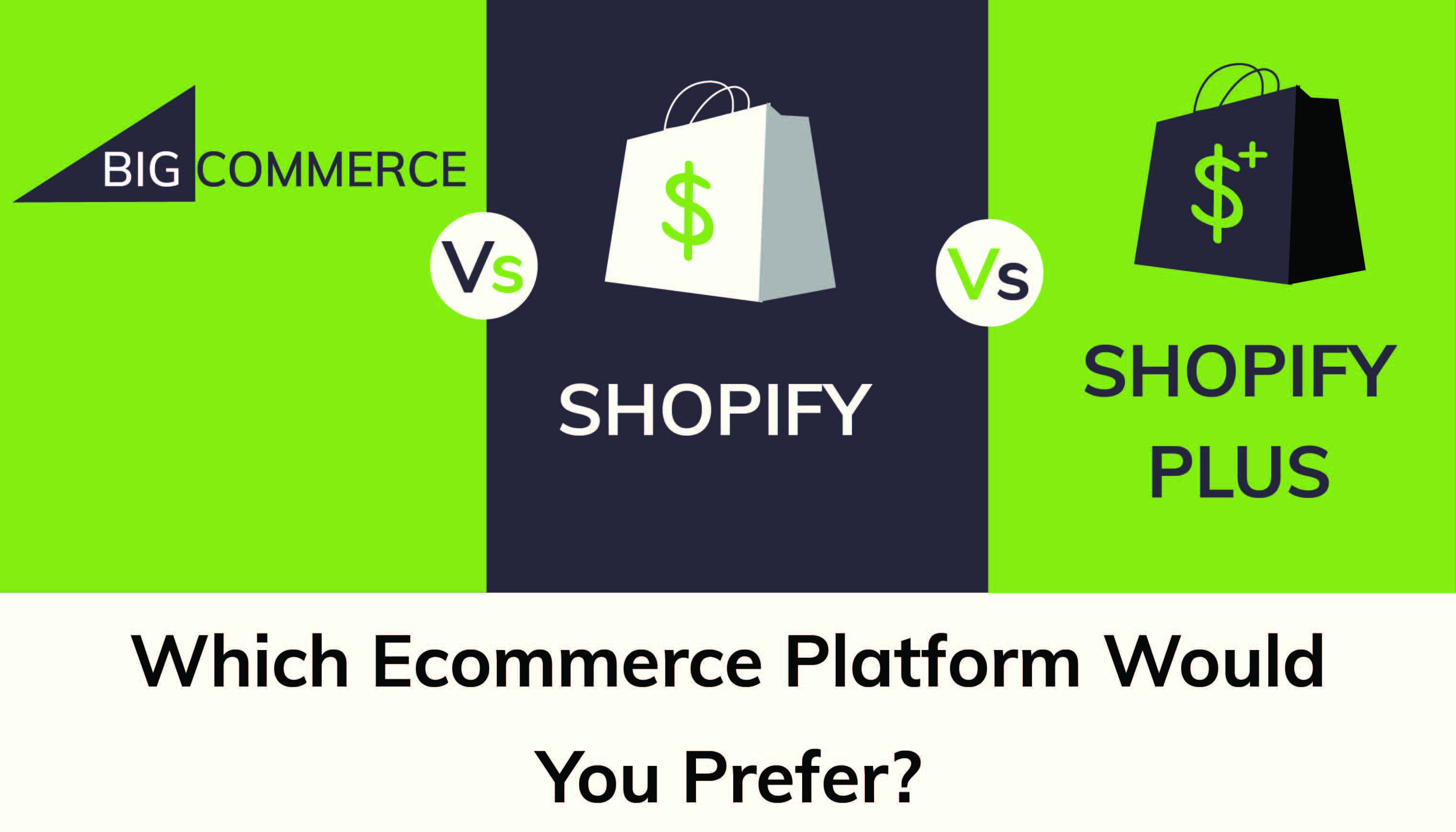 BigCommerce Vs Shopify Vs Shopify Plus: Which Ecommerce Platform Is Right For You?