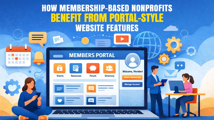 How Membership-Based Nonprofits Benefit From Portal-Style Website Features