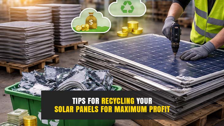 Tips For Recycling Your Solar Panels For Maximum Profit