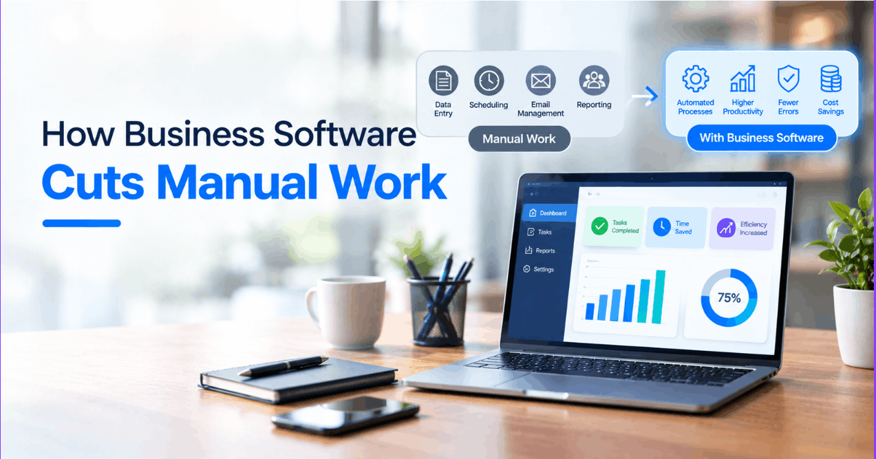 How Business Software Cuts Manual Work: 5 Everyday Tasks Worth Automating