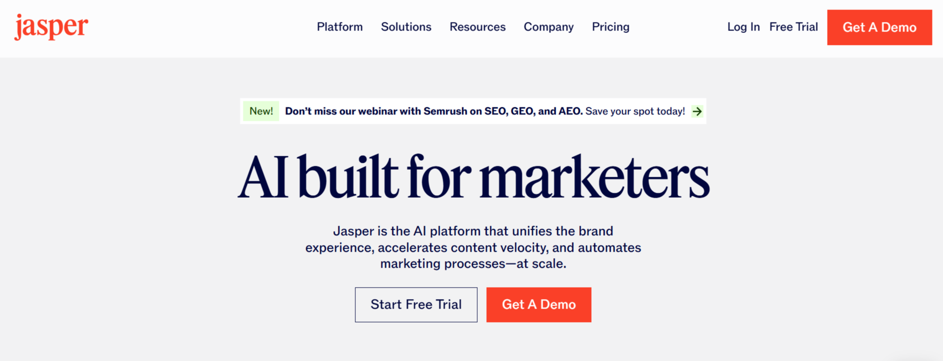 Jasper AI – AI Copywriting Assistant